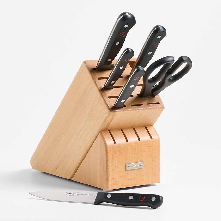 Amazon.com: WÜSTHOF Gourmet 7-Piece Block Set: Home & Kitchen